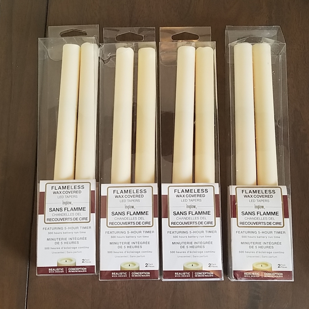 Flameless Taper Candles